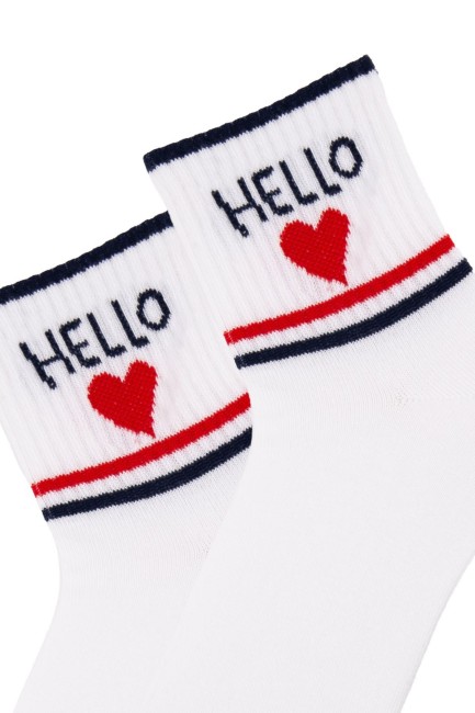 Tülip Hello Pamuk Karışık Kadın12li Soket Çorap - Thumbnail
