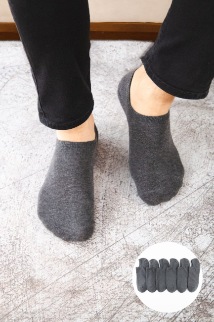 Bross - Bross 6er-Pack Basic Sneaker-Socken für Herren
