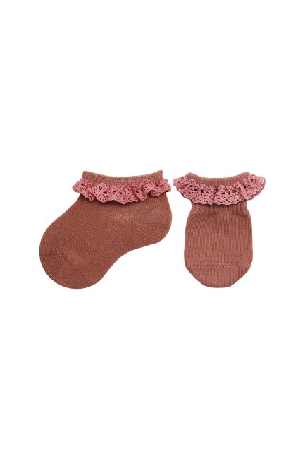 Bross 2-Pack Lace Newborn Gloves and Socks Combination - Thumbnail