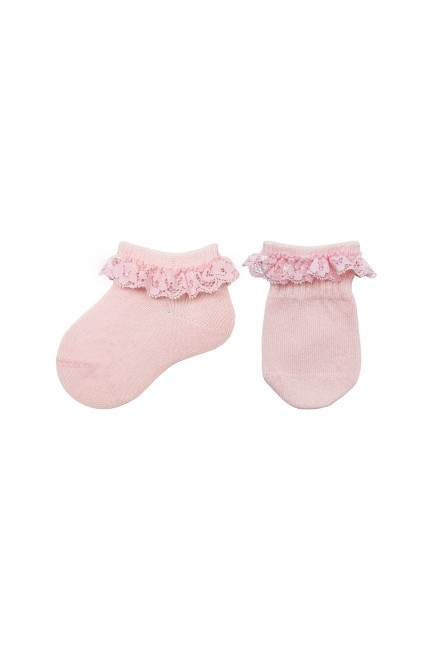 Bross 2-Pack Lace Newborn Gloves and Socks Combination - Thumbnail