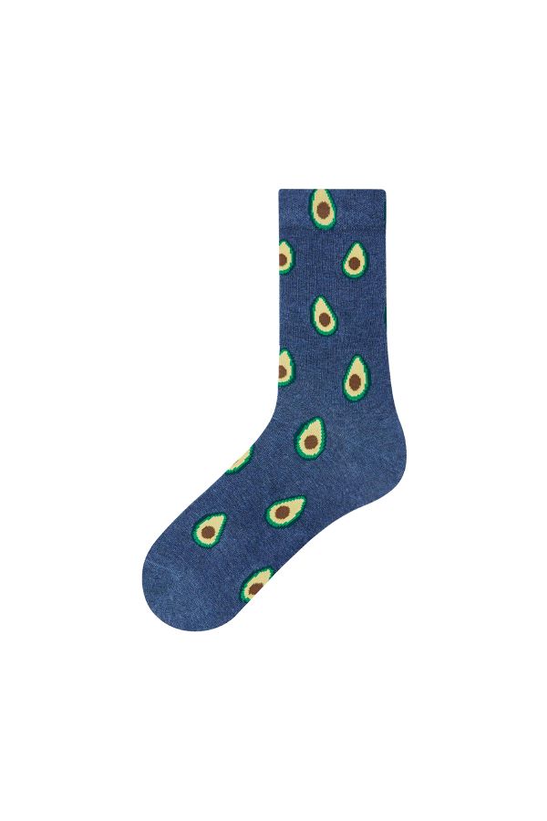 Bross 3-Pack Avocado Patterned Men's Socks