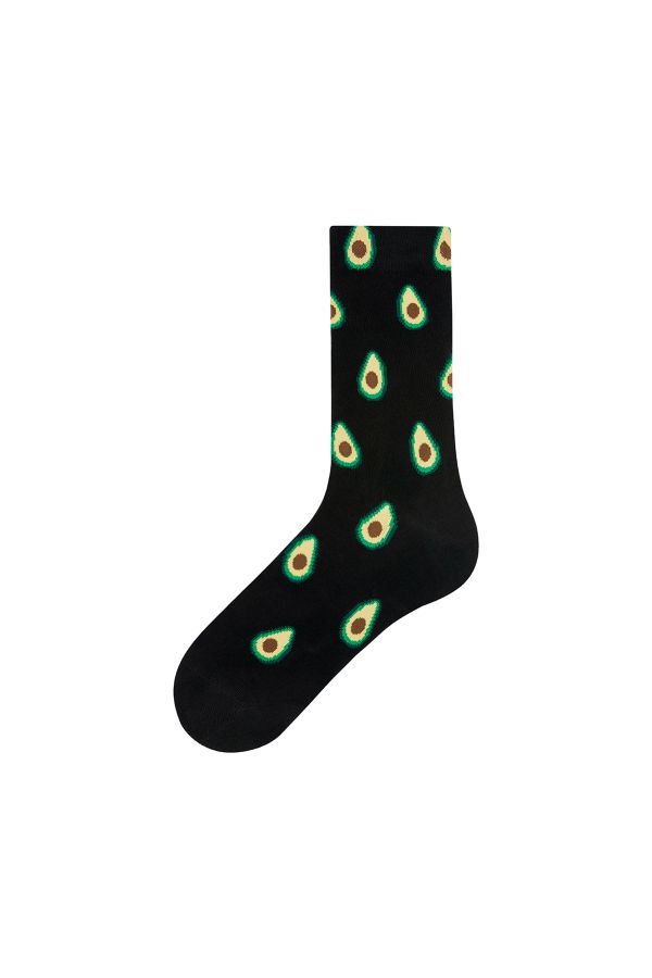 Bross 3-Pack Avocado Patterned Men's Socks
