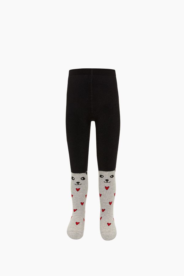 Bross Animal Patterned Terry Kids' Tights