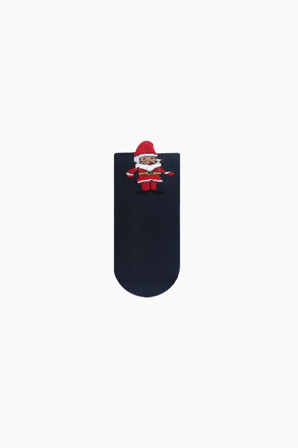 Bross Boxed 3-Pack Christmas Patterned Anti-Slip Baby Terry Socks