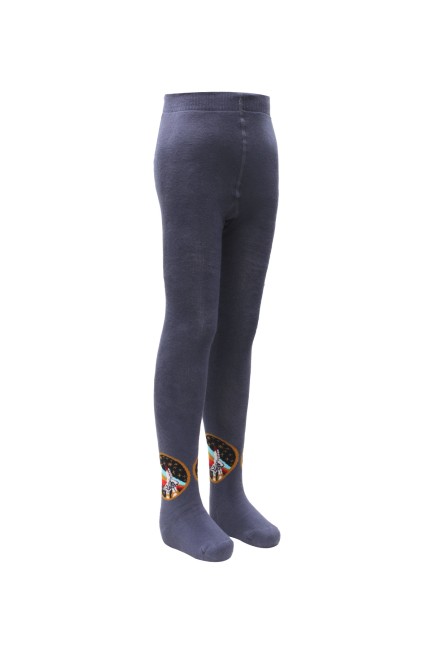 Bross - Bross Space Patterned Terry Kids' Tights