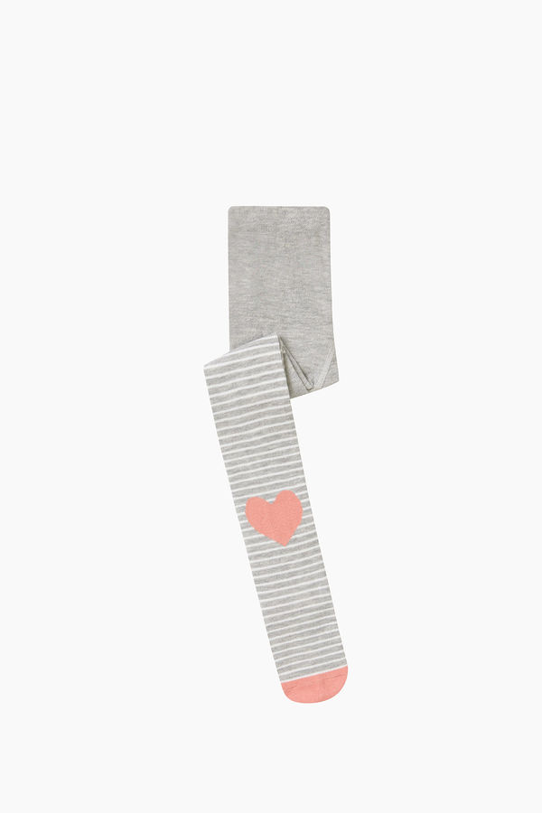Bross Kalp Desenli Çocuk Külotlu Çorap