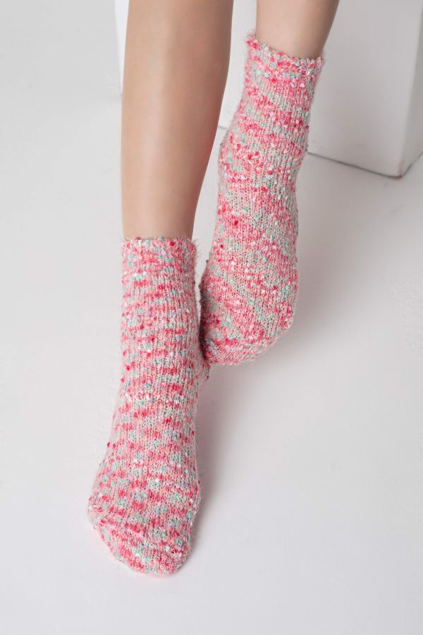 Bross Karışık Renkli Peluş Çorap