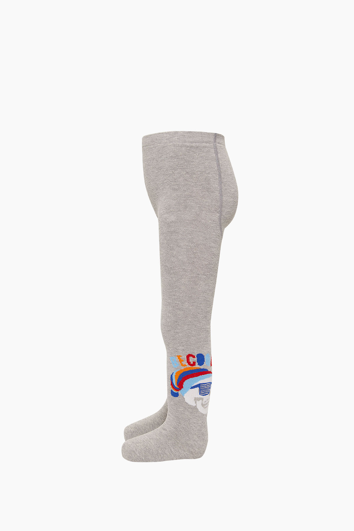 Bross Kuru Kafa Desenli Havlu Külotlu Çocuk Çorabı
