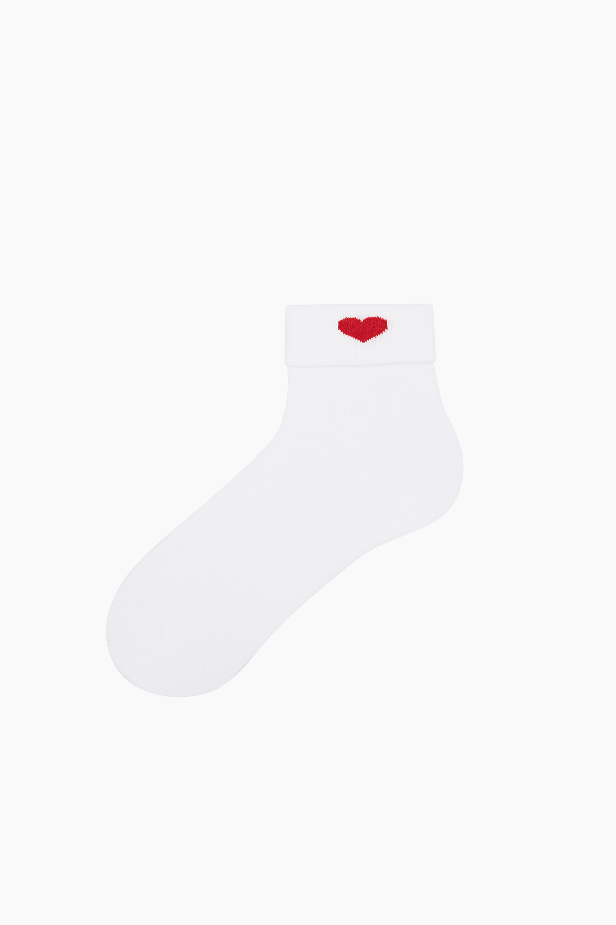 Bross - Bross Love Desenli Kadın Basıc Çorap