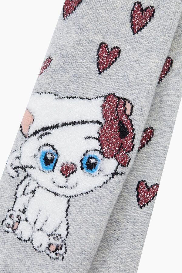 Bross Miniş Kedi Havlu Külotlu Bebek Çorabı