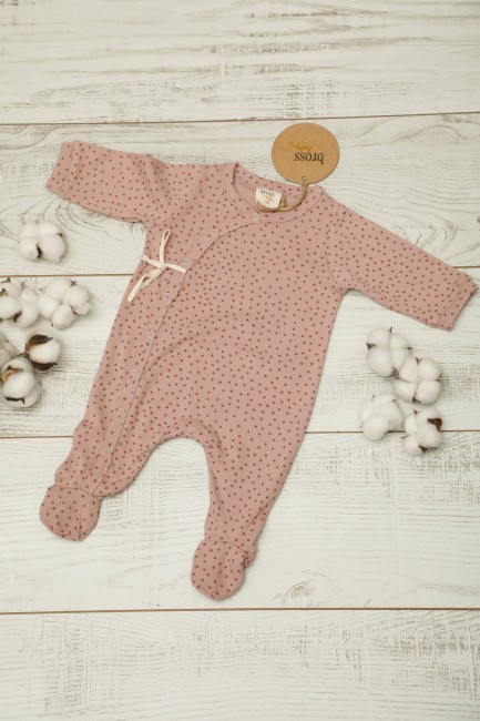 Bross - Bross %100 Pamuk Ayaklı Bebek Pijama