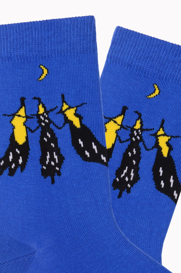 Witches Pattern Halloween Women's Socks